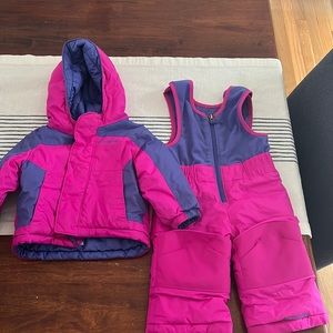 Columbia baby girl snowsuit size 6-12 months